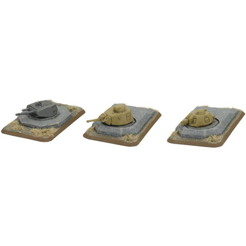 Flames of War WW2: German - Turret Bunkers