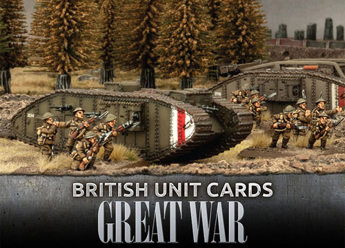 Great War: British Unit Cards