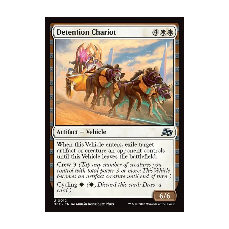 Detention Chariot - Aetherdrift (Foil Near Mint)