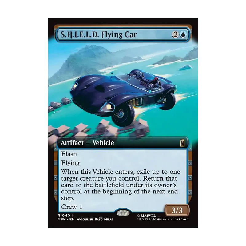 S.H.I.E.L.D. Flying Car (Extended Art) - Marvel Super Heroes (Near Mint)