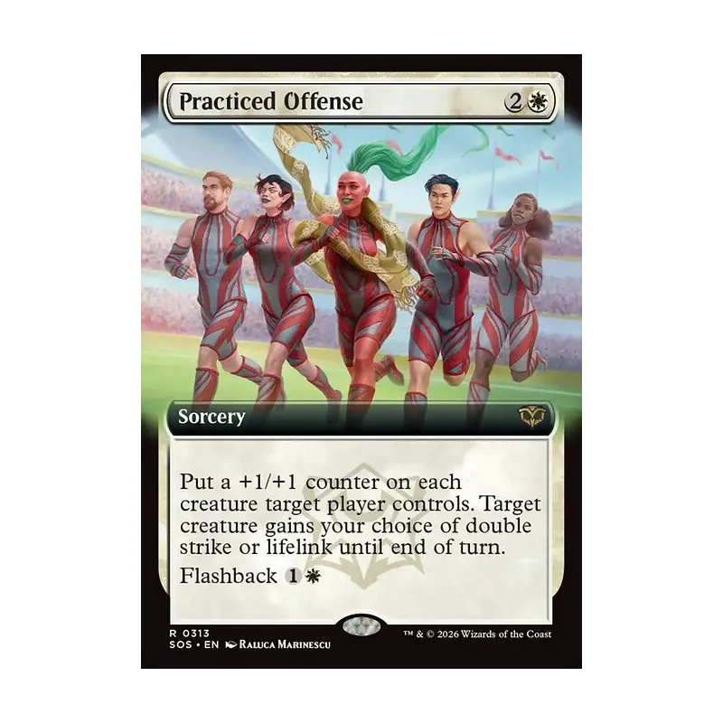 Practiced Offense (Extended Art) - Secrets of Strixhaven (Near Mint)