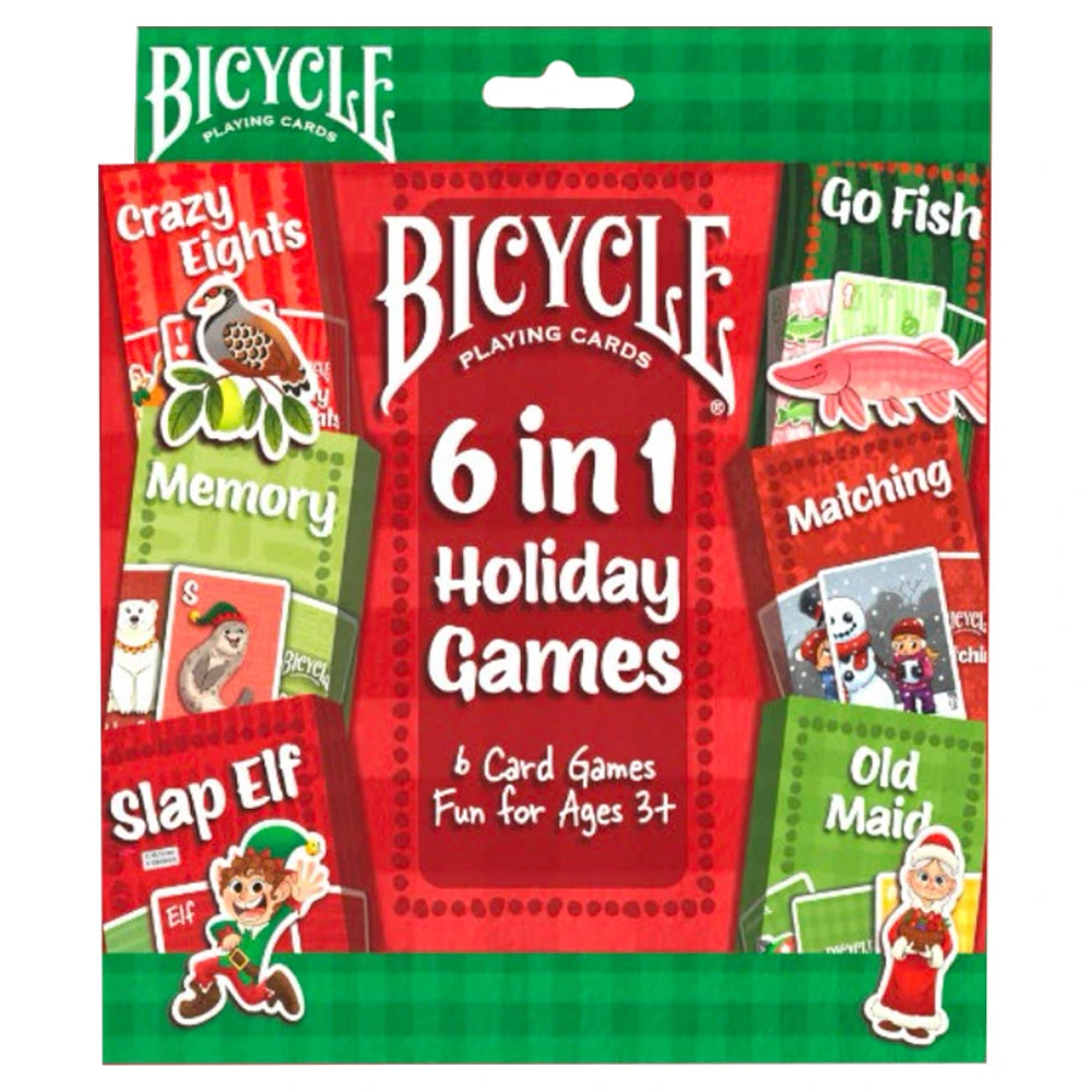 Bicycle: 6 in 1 Holiday Games (Preorder)