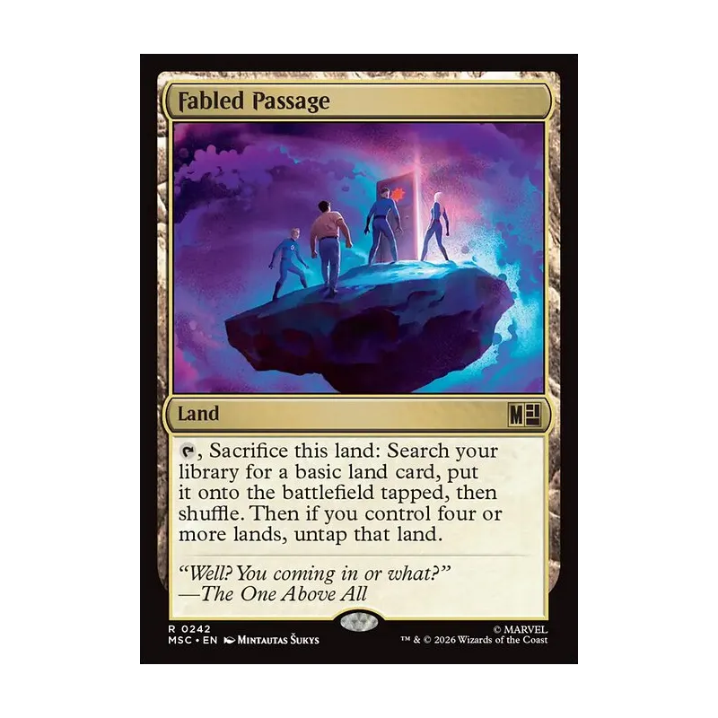 Fabled Passage (Surge Foil) - Marvel Super Heroes Commander (Foil Near Mint)