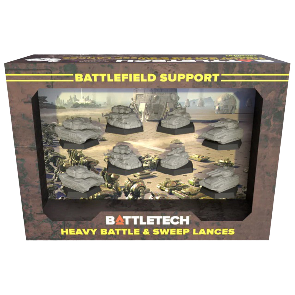 Battle Rattle Miniatures BattleTech: Battlefield Support - Heavy Battle & Sweep Lances ...