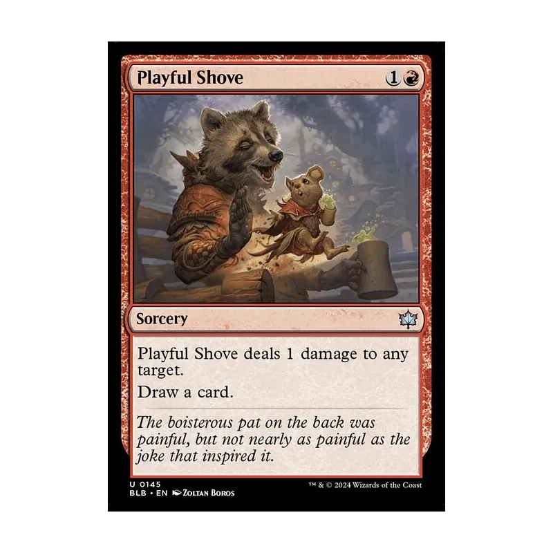 Playful Shove - Bloomburrow (Near Mint)