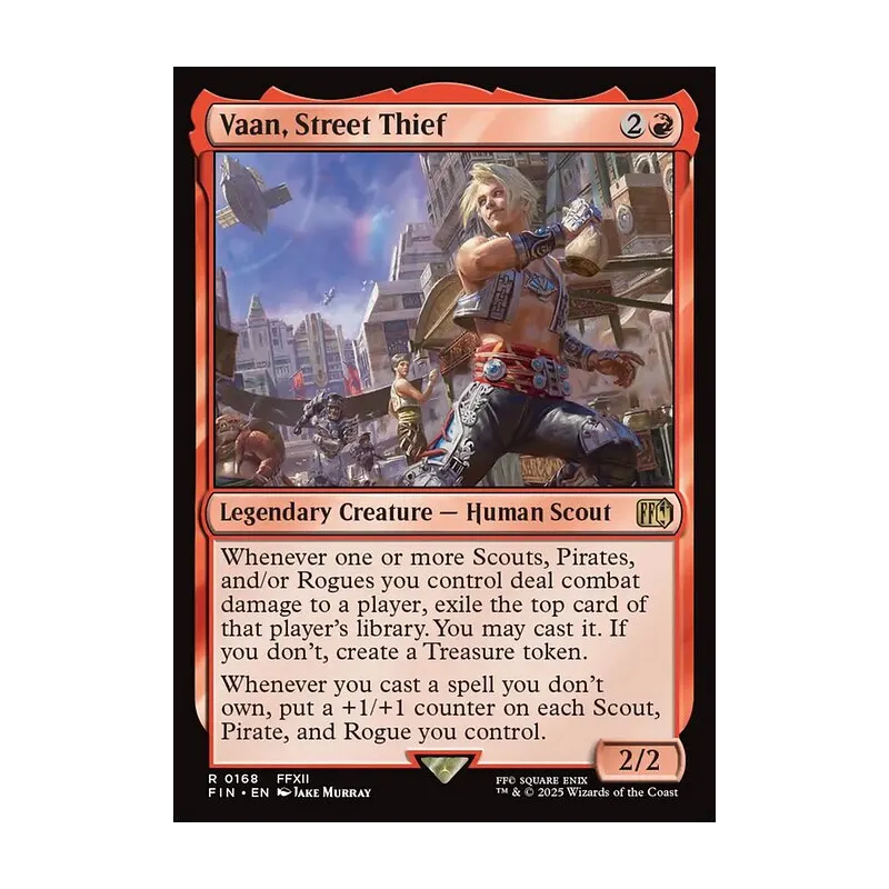 vaan mtg card Vaan, Street Thief & Firion Wild Rose Warrior What is the difference between Mint Vaan, ladrn callejero MTG -