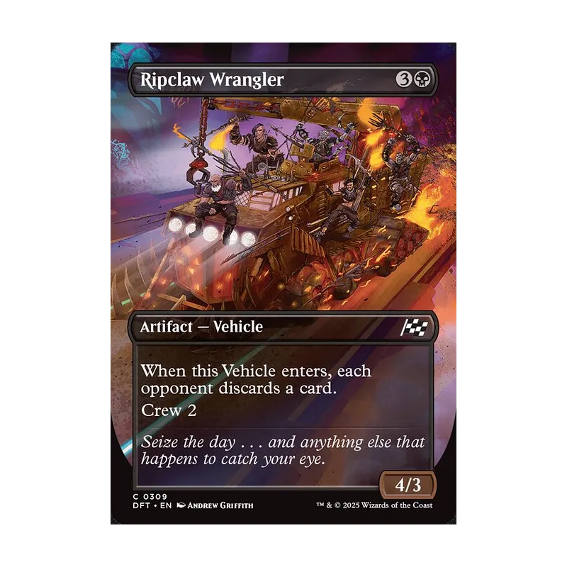 Ripclaw Wrangler (Borderless) - Aetherdrift (Near Mint)