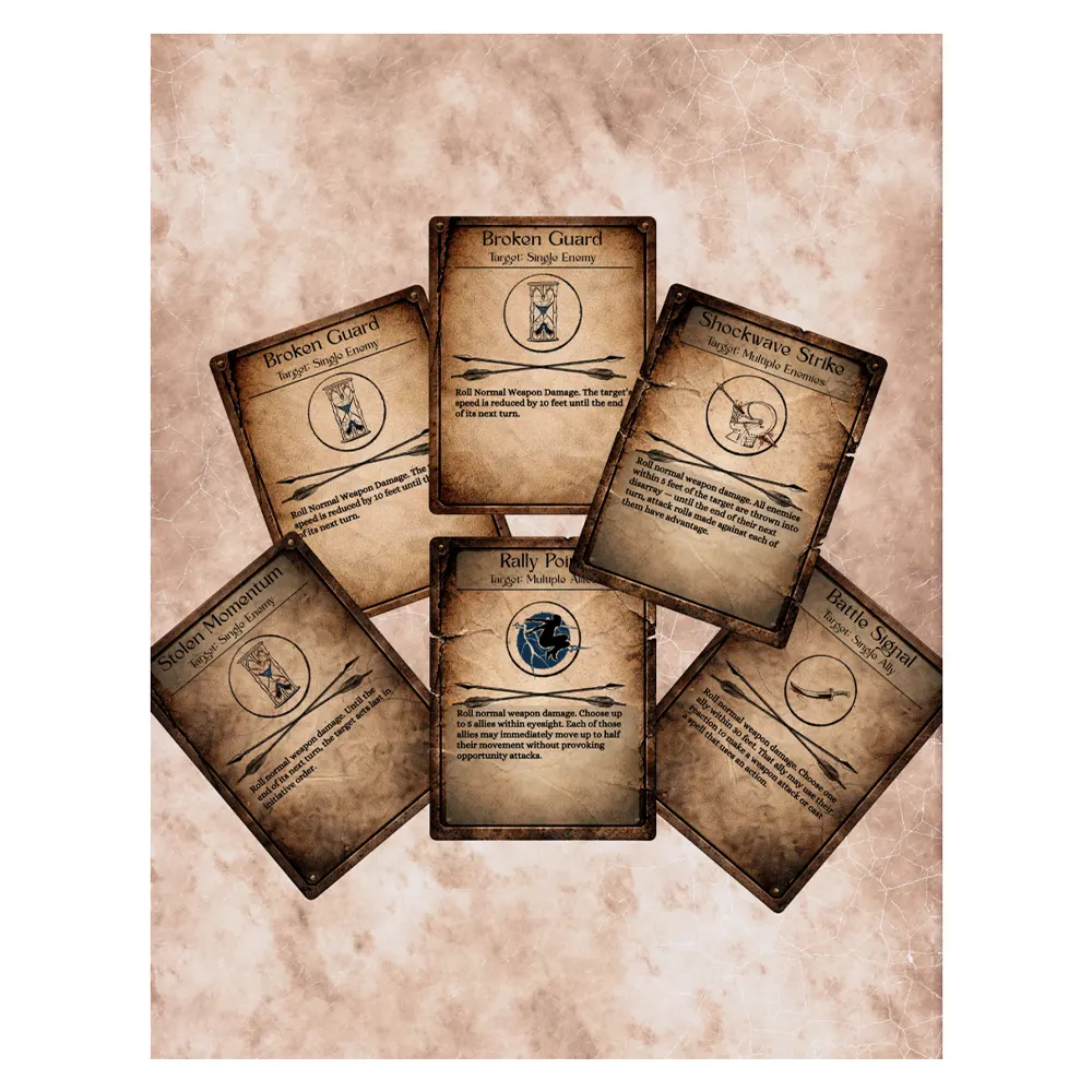 Critical Hit Deck: Tactical (D&D 5E Compatible) (Preorder)