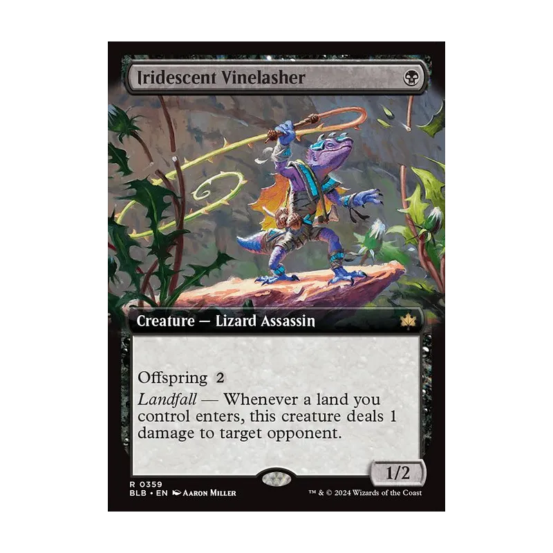 Iridescent Vinelasher (Extended Art) - Bloomburrow (Near Mint)