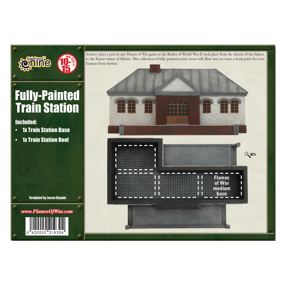 Battlefield in a Box: Flames of War - Train Station (New Arrival)