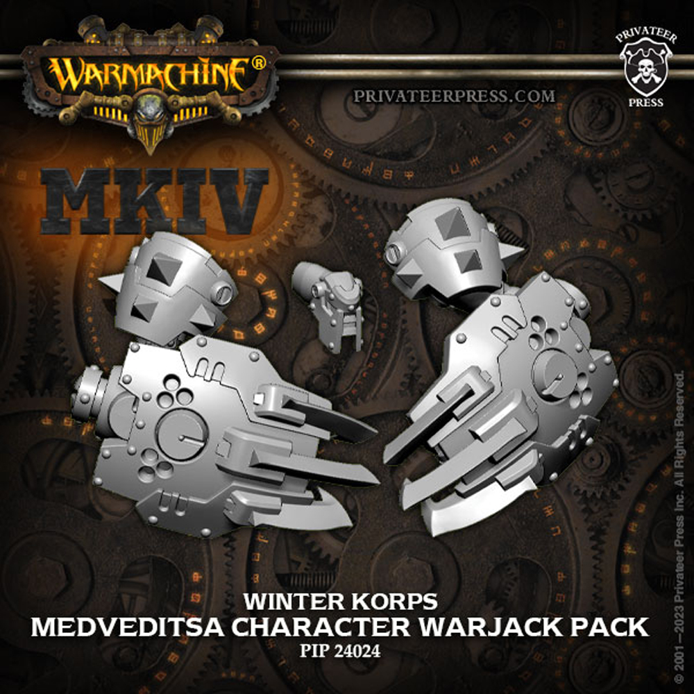 Warmachine MKIV: Khador Winter Korps - Medveditsa, Character Warjack Pack (Last Chance)