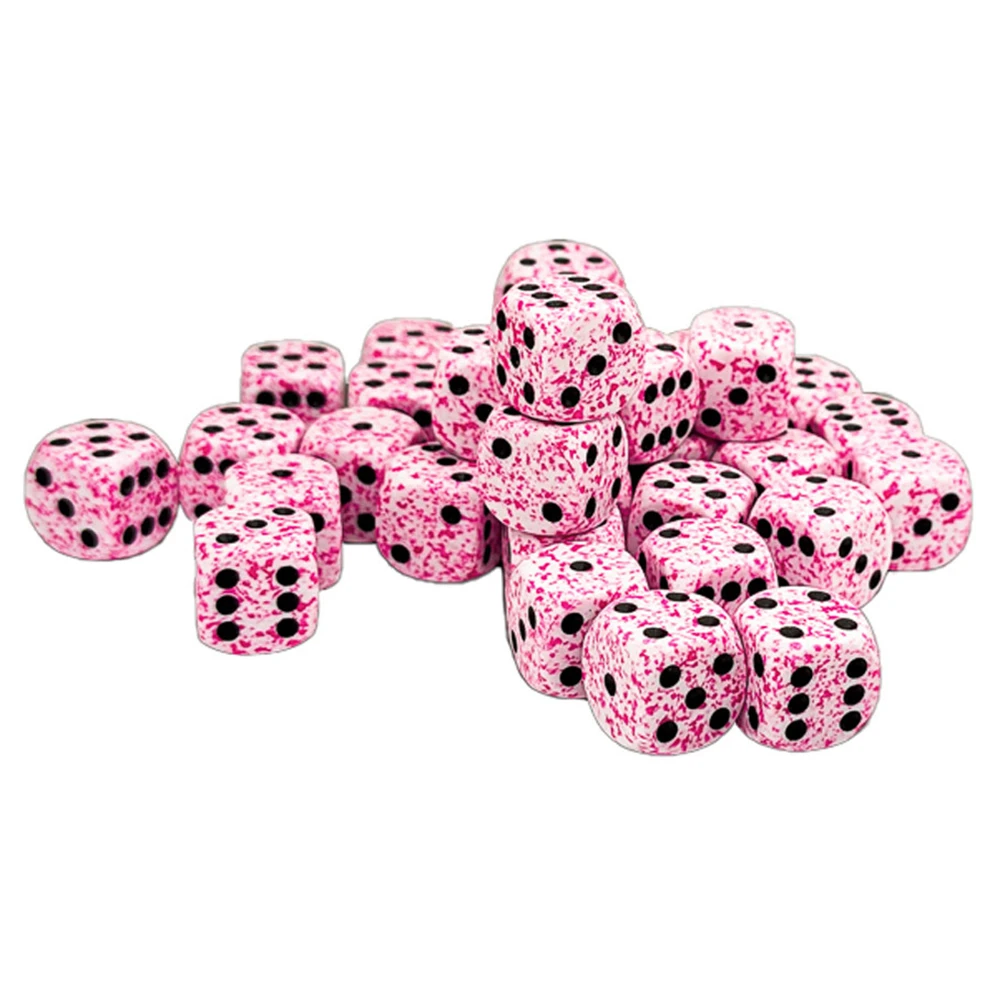 Chessex 12mm d6 Set: Speckled - Pink (36) (Preorder)