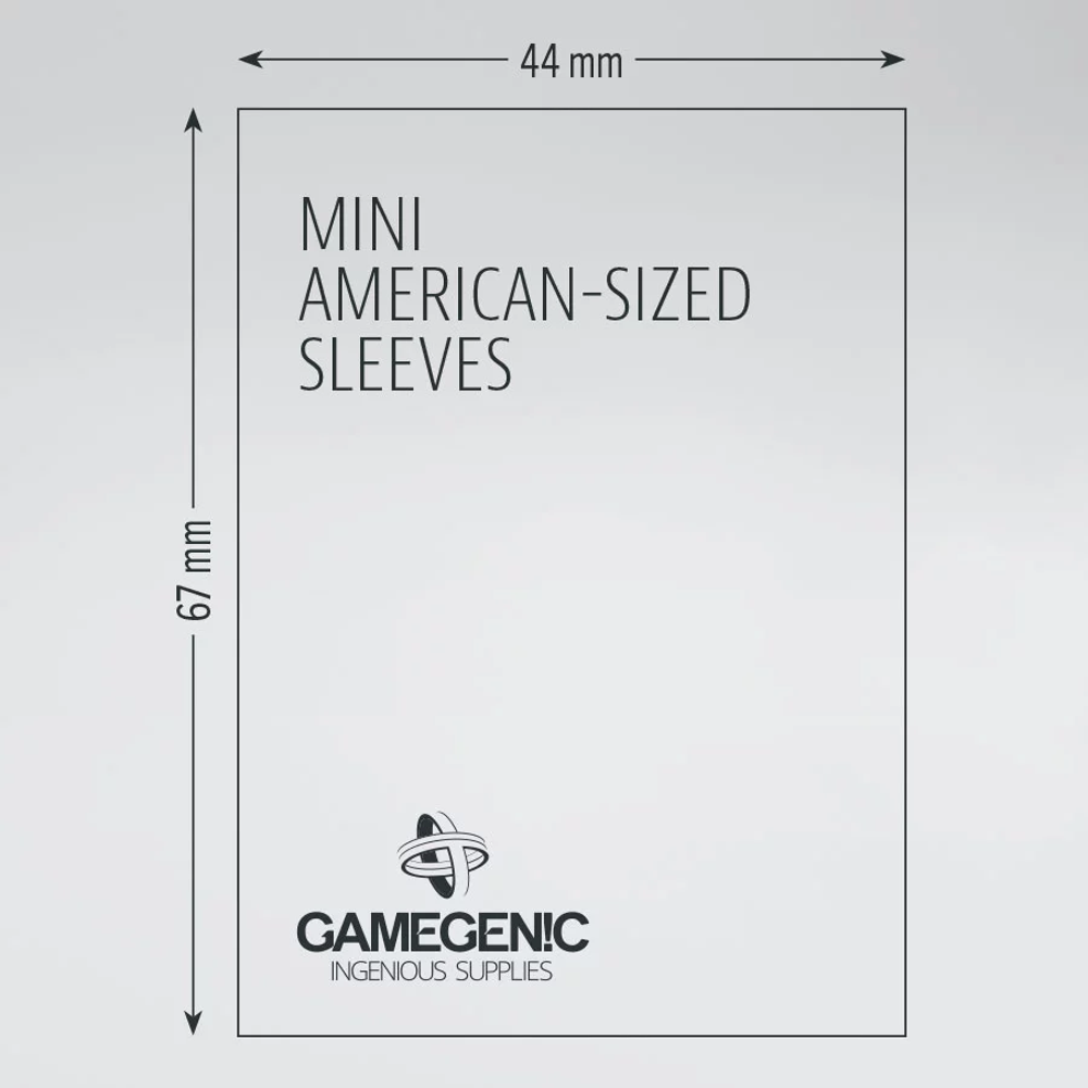 Prime Board Game Sleeves: Mini American - Clear (50)