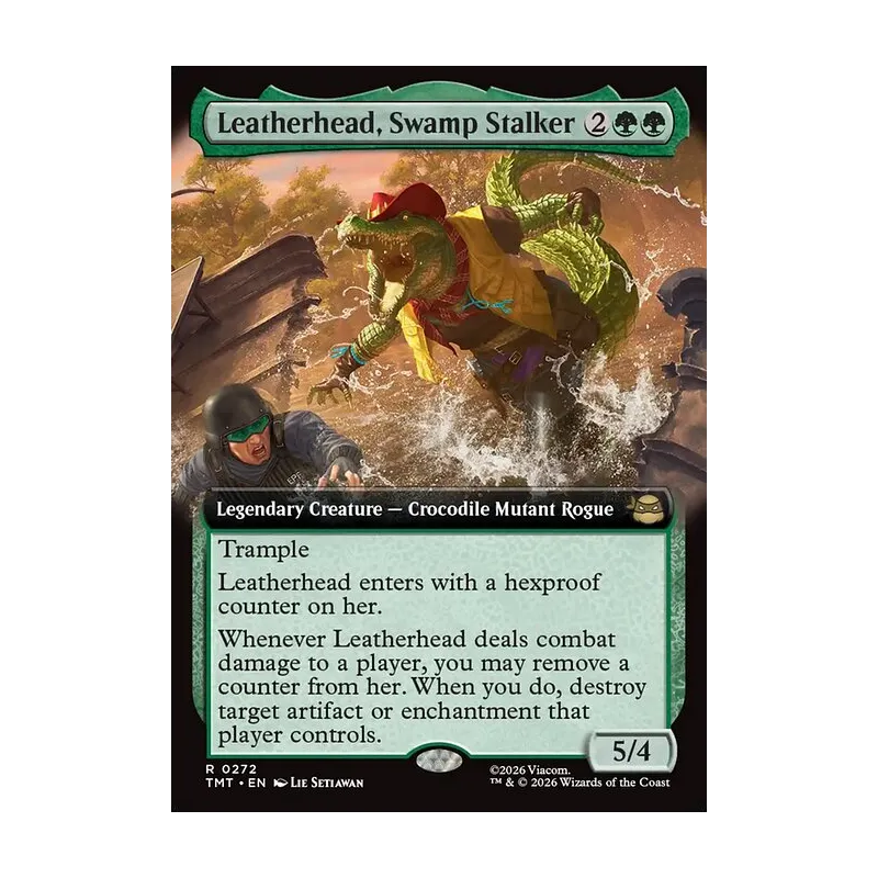 Leatherhead, Swamp Stalker (Extended Art) - Teenage Mutant Ninja Turtles (Near Mint)