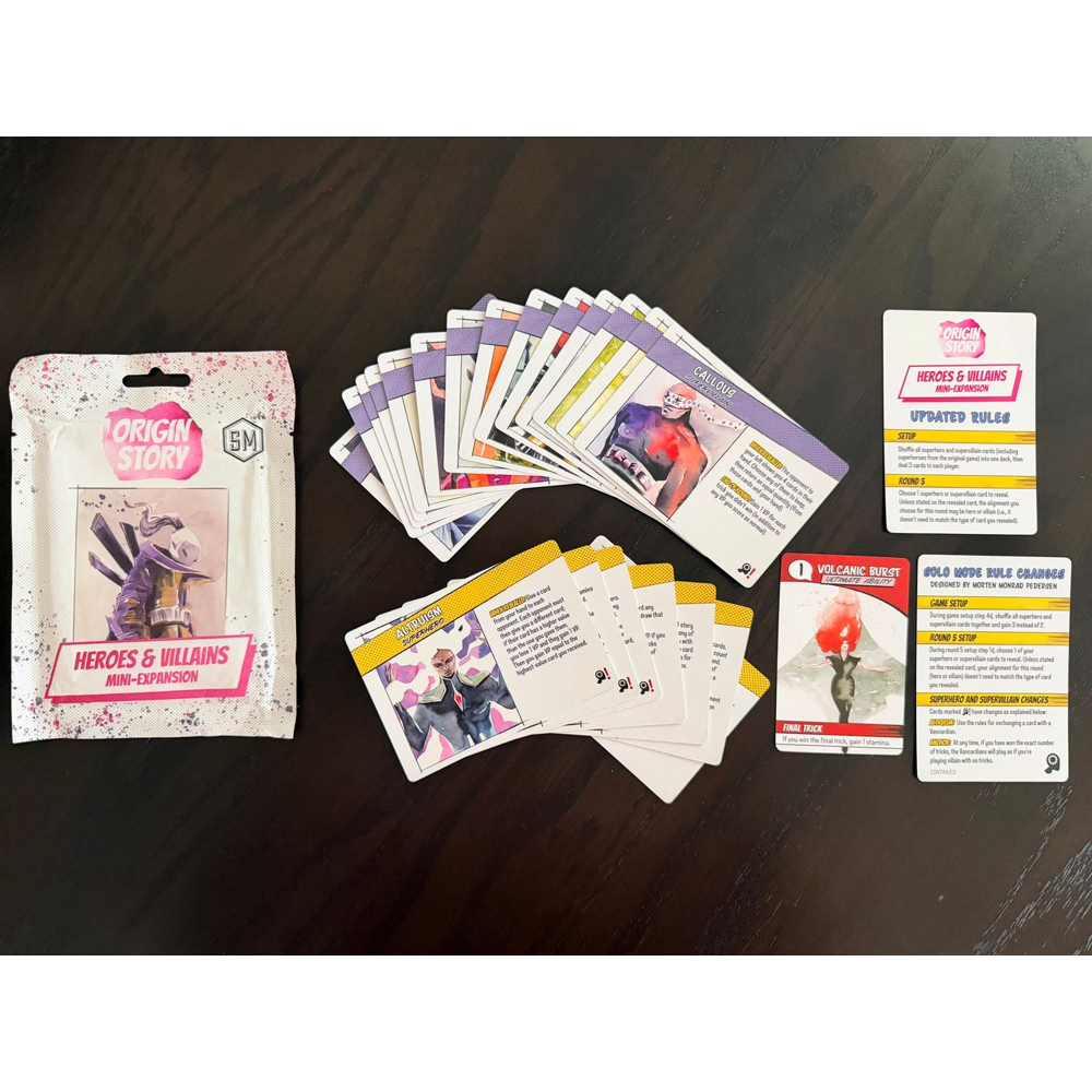 Origin Story: Heroes & Villains Mini Expansion (Preorder)