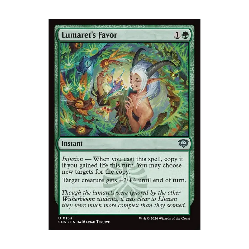 Lumaret's Favor - Secrets of Strixhaven (Near Mint)