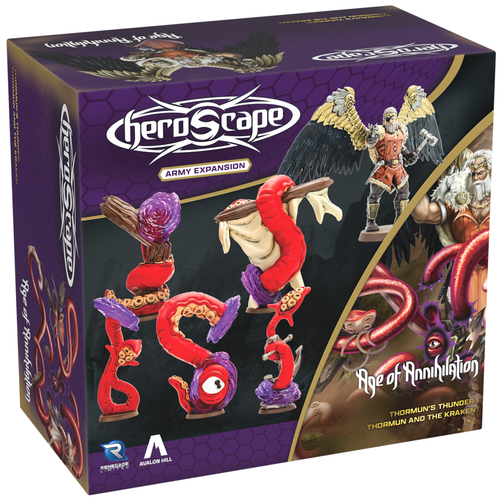 Heroscape: Age of Annihilation - Thormun & Kraken Army Expansion (Unpainted) (Preorder)