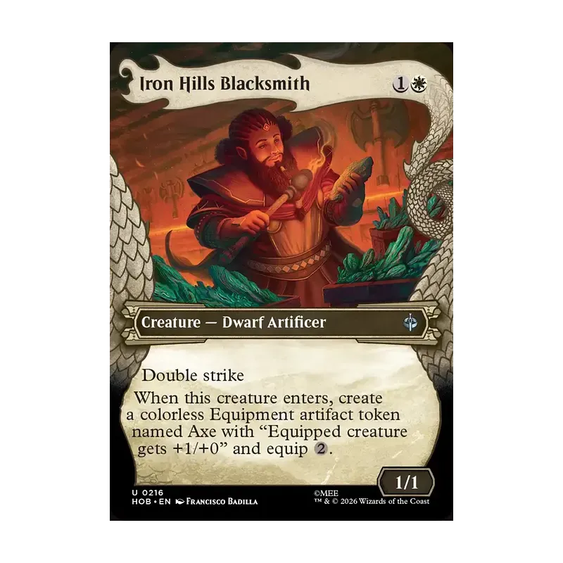 Iron Hills Blacksmith (Showcase) - The Hobbit (Near Mint)