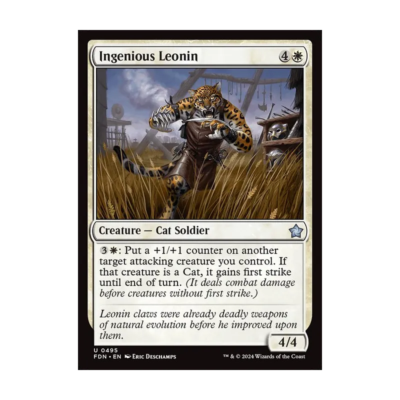 Ingenious Leonin - Foundations (Near Mint)