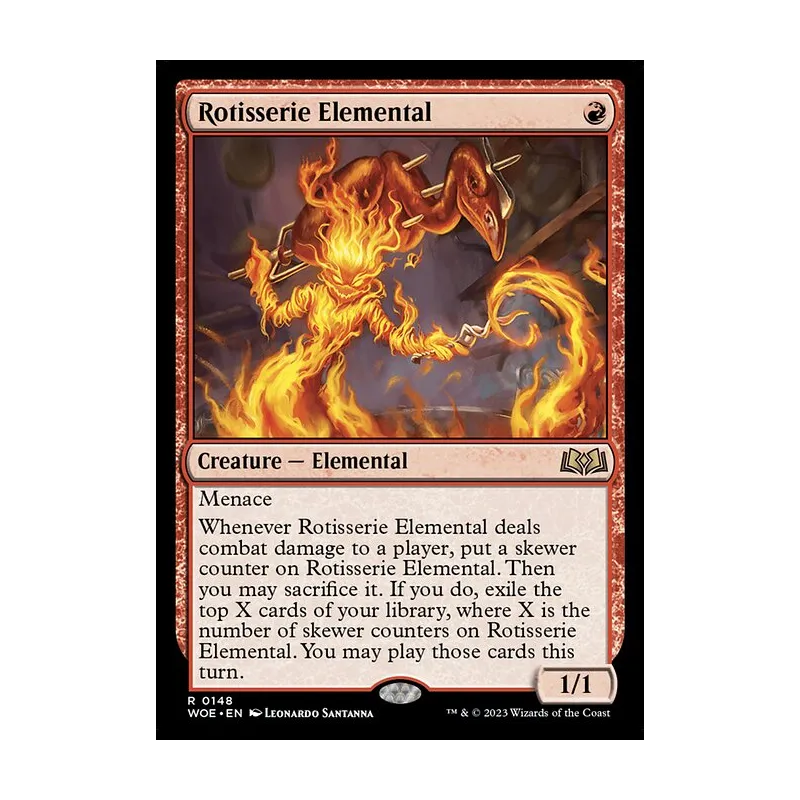 Rotisserie Elemental - Wilds of Eldraine (Near Mint)