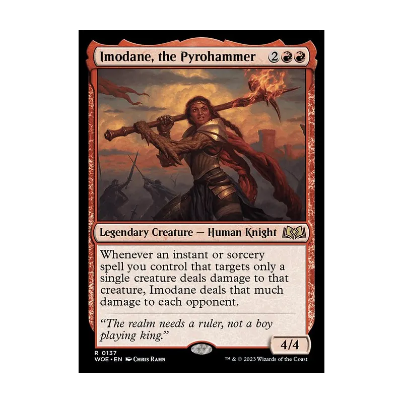 Imodane, the Pyrohammer - Wilds of Eldraine (Near Mint)