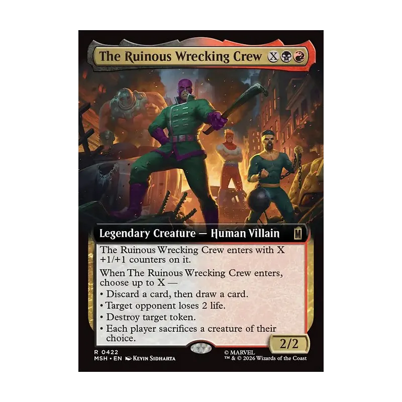 The Ruinous Wrecking Crew (Extended Art) - Marvel Super Heroes (Near Mint)