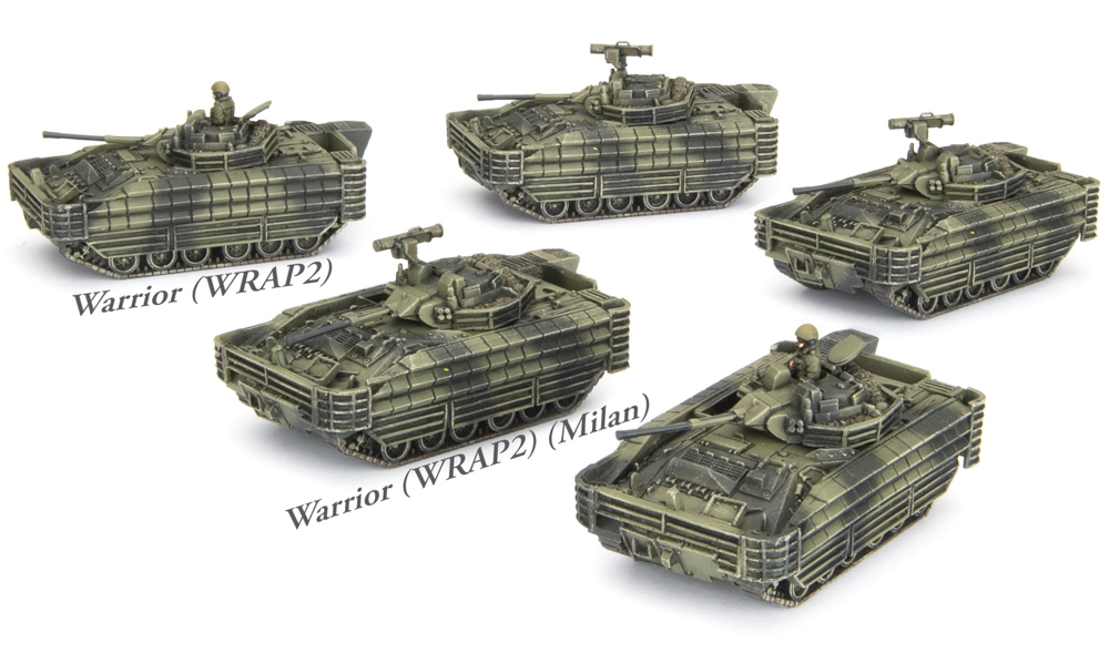 WWIII Team Yankee: British - Warrior WRAP 2 Platoon (Preorder)