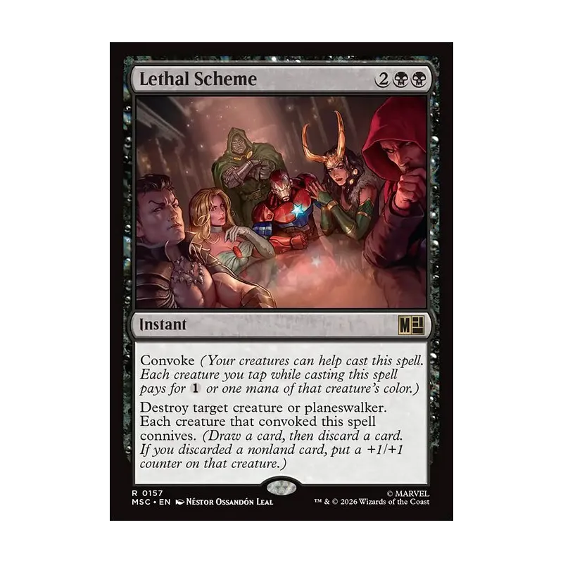 Lethal Scheme (Surge Foil) - Marvel Super Heroes Commander (Foil Near Mint)