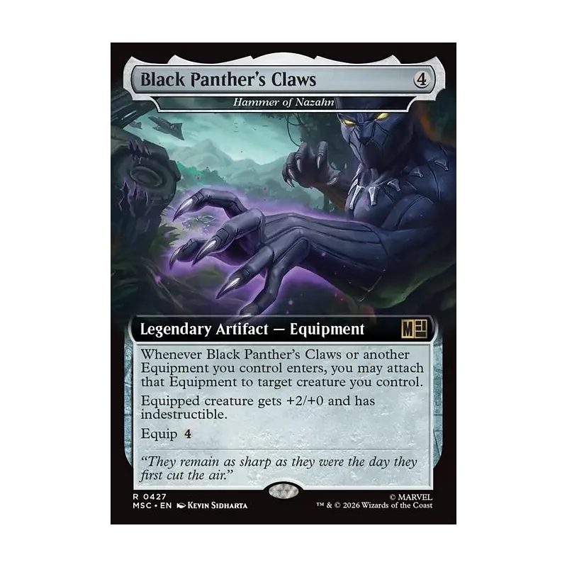 Black Panther's Claws | Marvel Super Heroes MTG