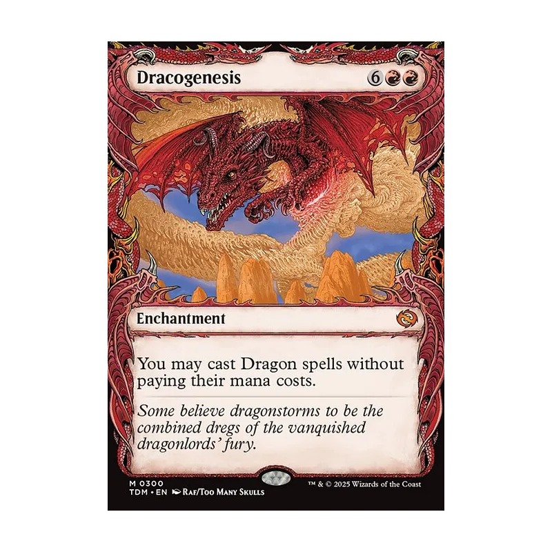 Dracogenesis (0300) (Showcase) - Tarkir: Dragonstorm (Near Mint)