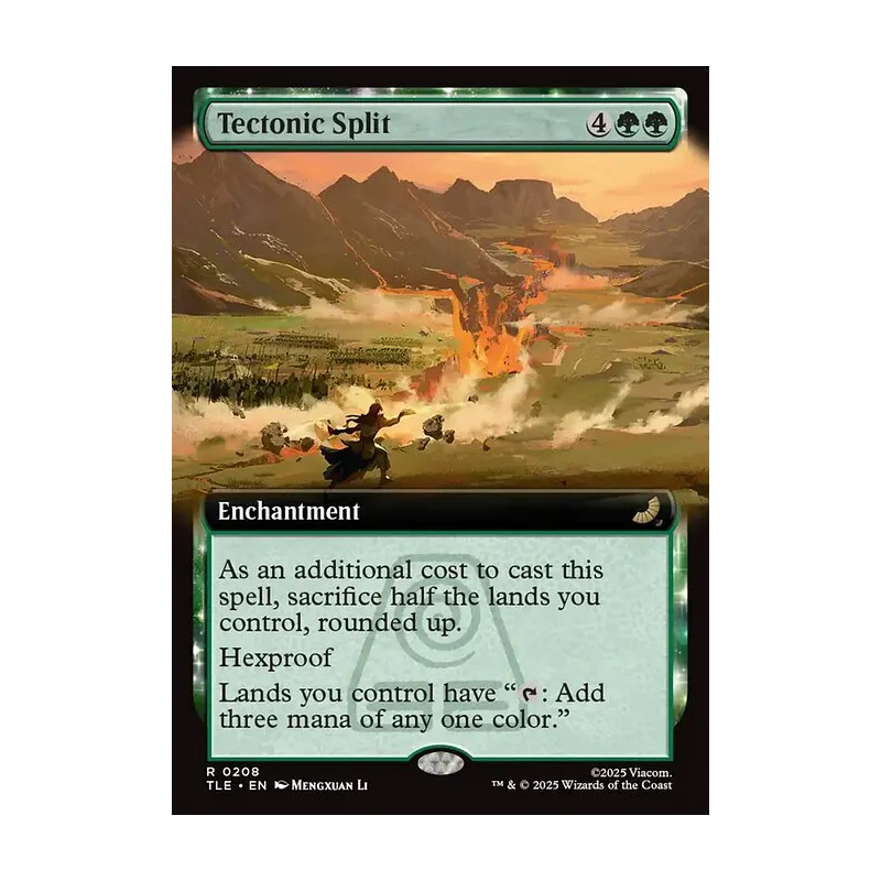 Tectonic Split (Extended Art) - Avatar: The Last Airbender Eternal (Near Mint)
