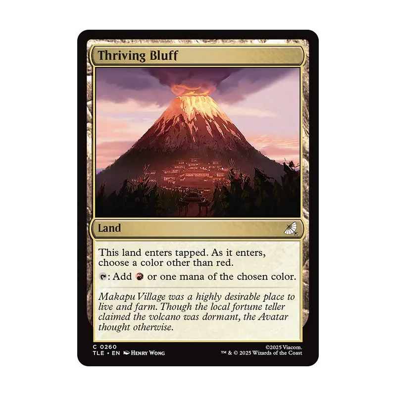 Thriving Bluff - Avatar: The Last Airbender Eternal (Near Mint)