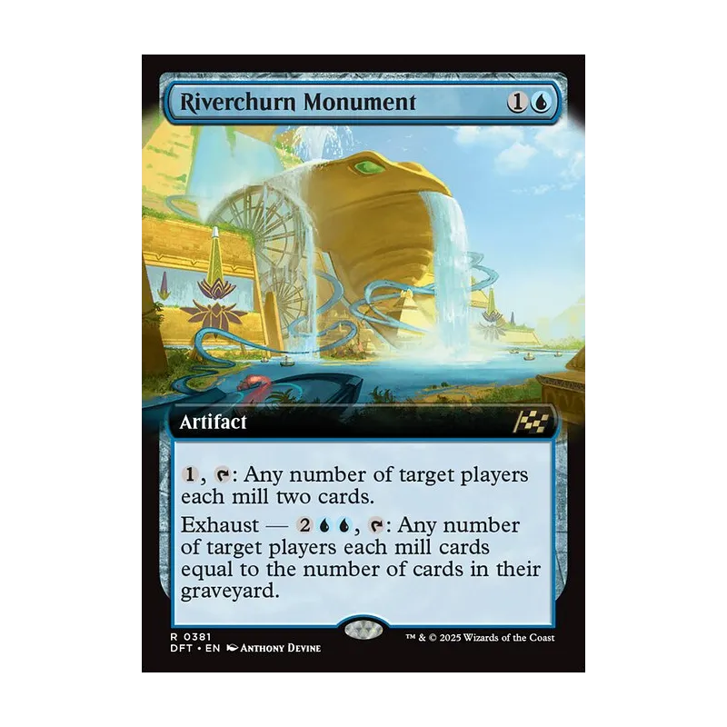 Riverchurn Monument (Extended Art) - Aetherdrift (Near Mint)