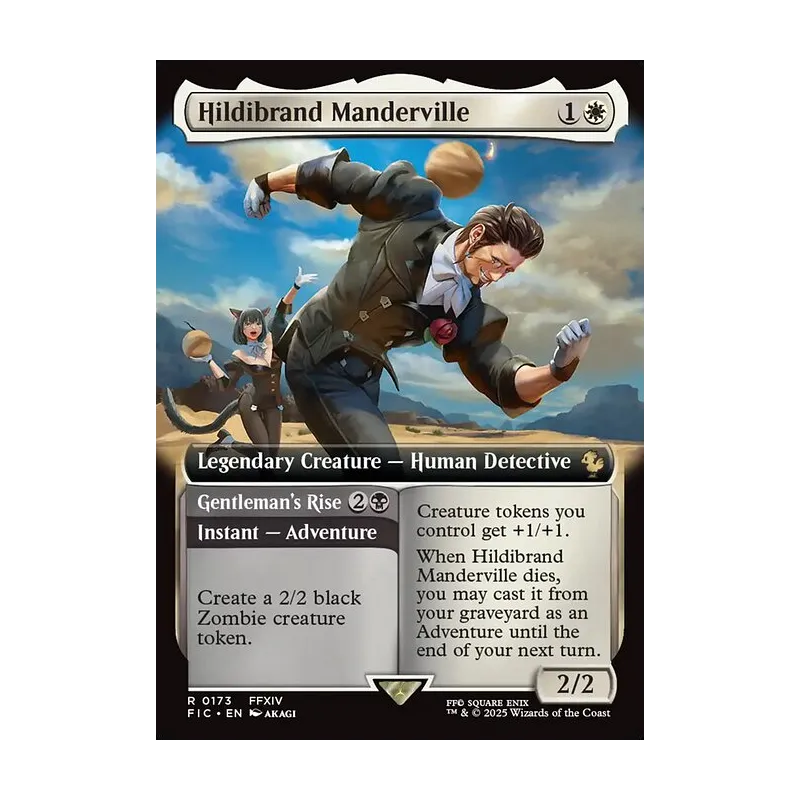 Hildibrand Manderville // Gentleman's Rise (Extended Art) - Final Fantasy Commander (Near Mint)
