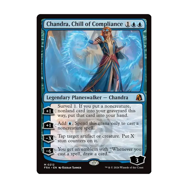 Chandra, Chill of Compliance - Reality Fracture (Near Mint)