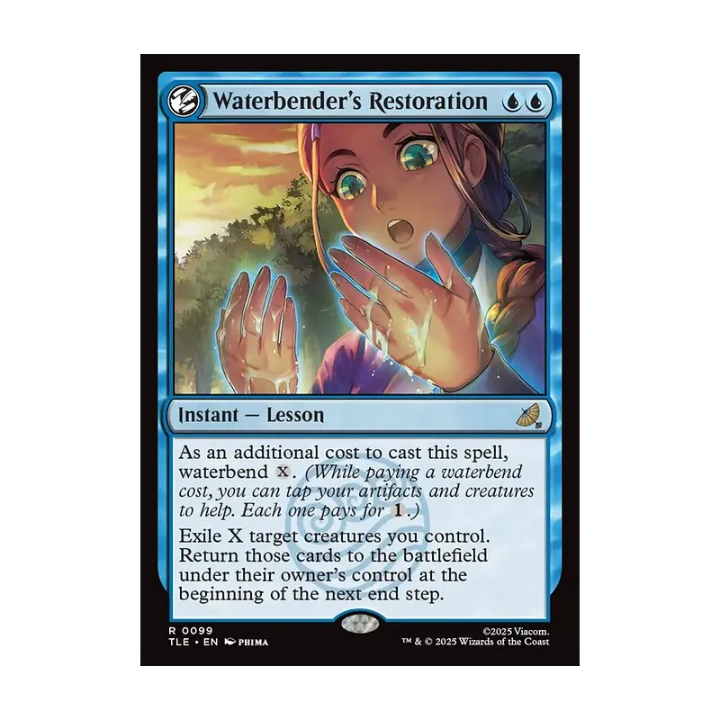 Waterbender's Restoration - Avatar: The Last Airbender Eternal (Near Mint)