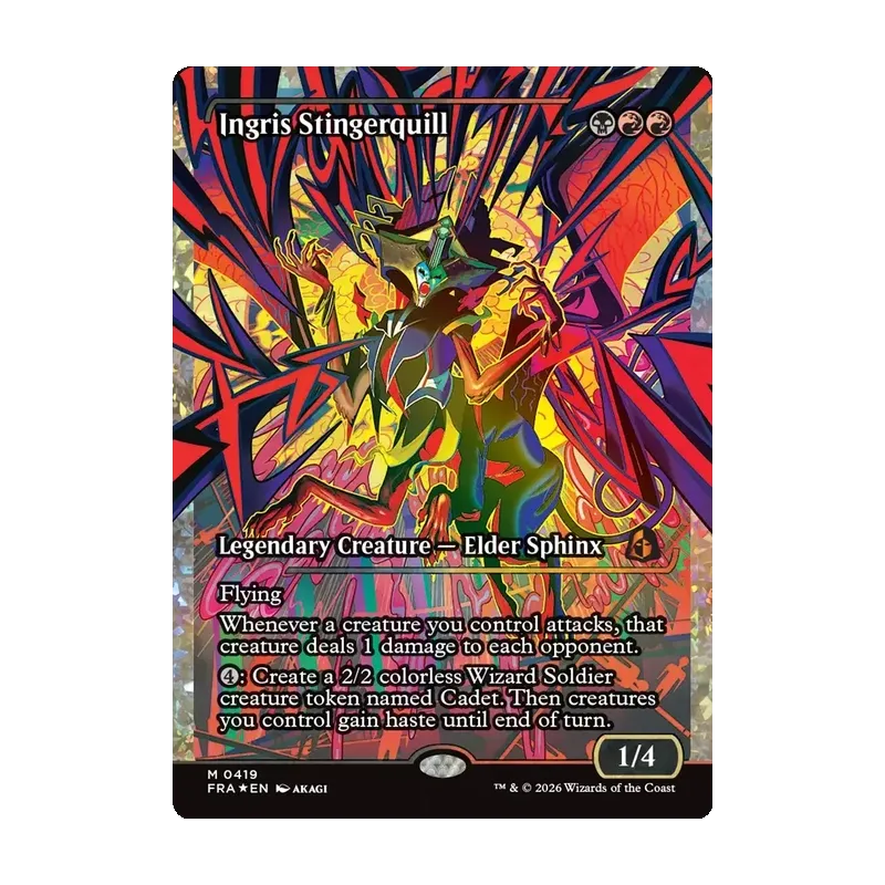 Ingris Stingerquill (Showcase) (Fracture Foil) (0419) - Reality Fracture (Foil Near Mint)