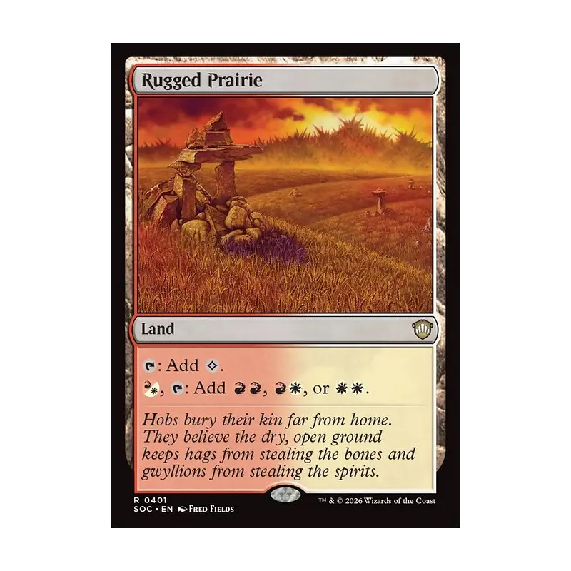 Rugged Prairie - Secrets of Strixhaven Commander (Near Mint)