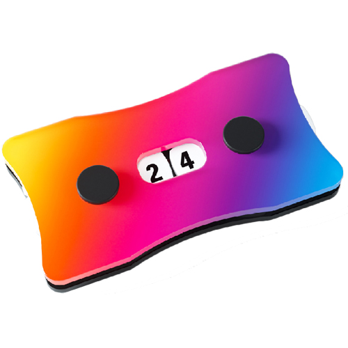 Acrylic Life Counters: Double Dials - Color Gradient