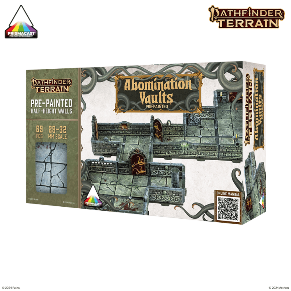 Dungeons & Lasers PrismaCast Pre-Painted: Pathfinder - Abomination Vaults (New Arrival)