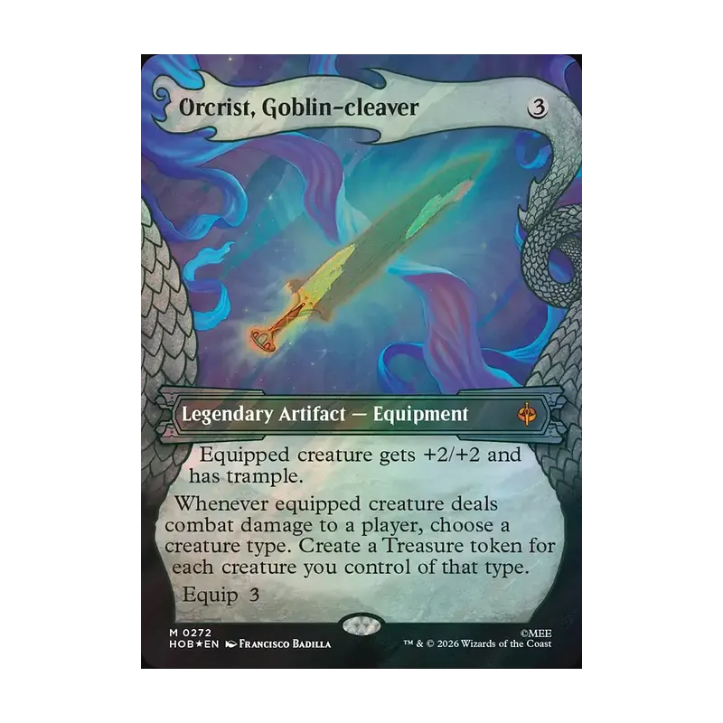 Orcrist, Goblin-cleaver (Showcase) (Surge Foil) - The Hobbit (Foil Near Mint)