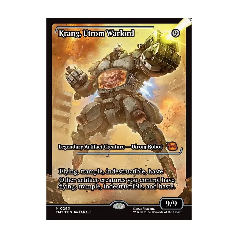 Krang, Utrom Warlord (Showcase) - Teenage Mutant Ninja Turtles (Foil Near Mint)