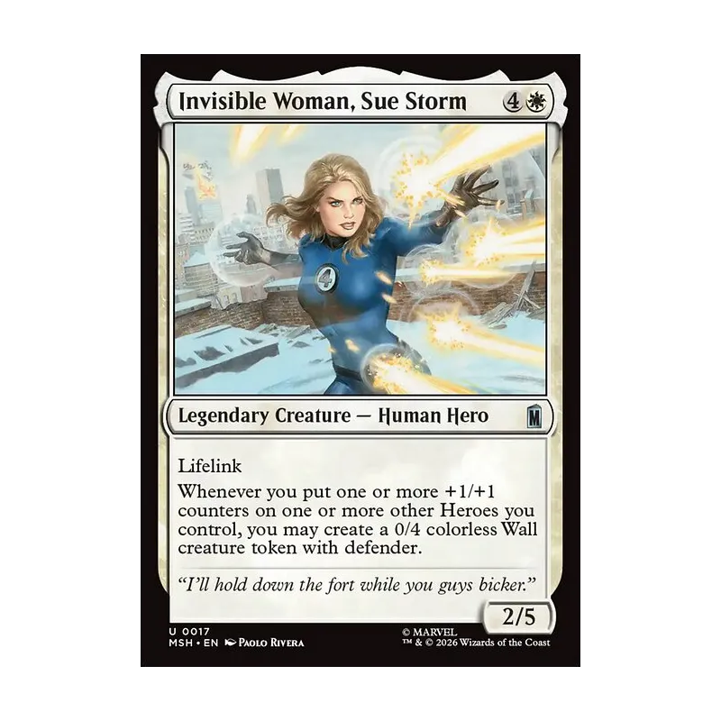 Invisible Woman, Sue Storm - Marvel Super Heroes (Near Mint)