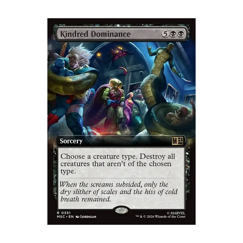 Kindred Dominance (Extended Art) - Marvel Super Heroes Commander (Near Mint)