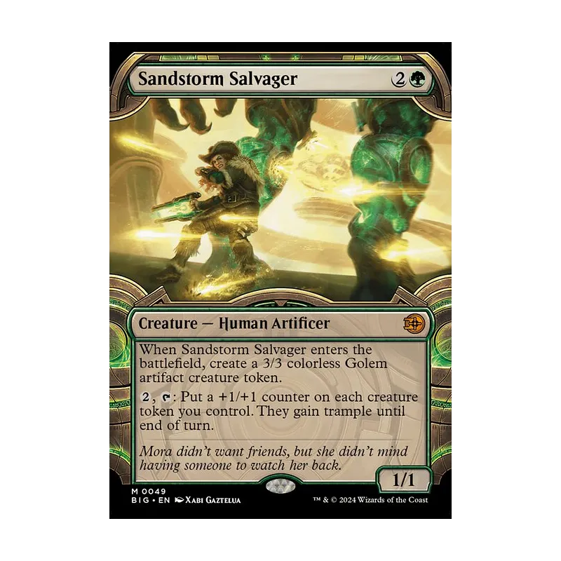 Sandstorm Salvager (Showcase) - The Big Score (Near Mint)