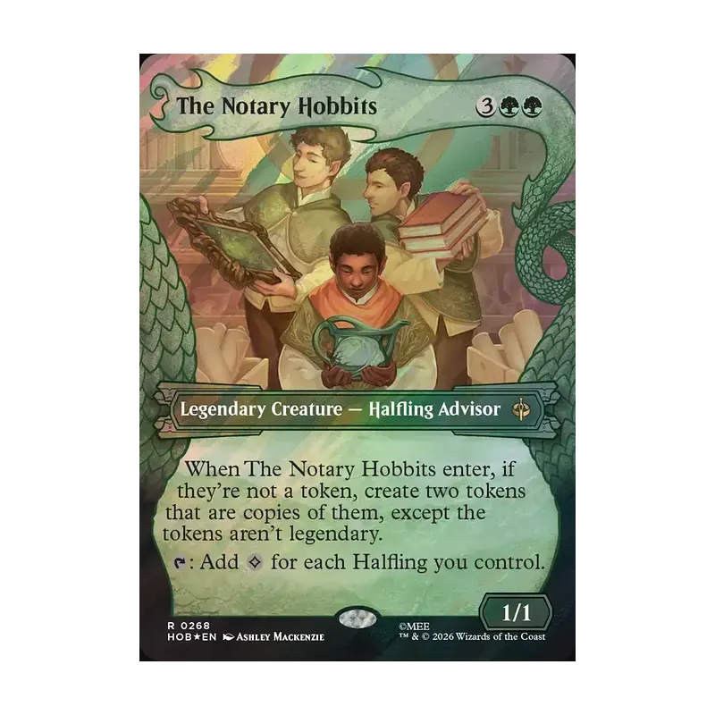 The Notary Hobbits (Showcase) (Surge Foil) - The Hobbit (Foil Near Mint)