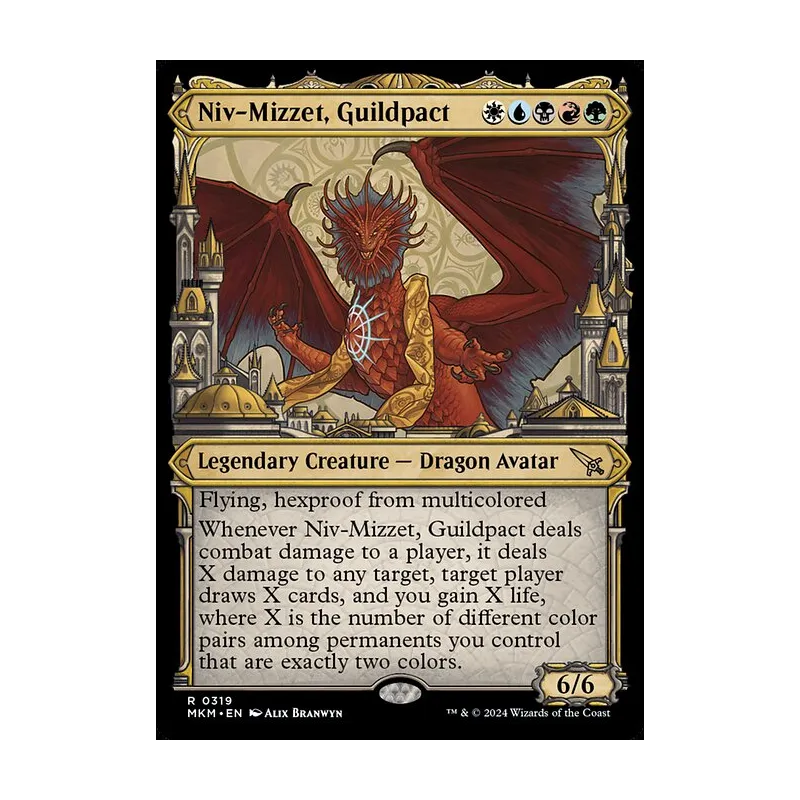 Niv-Mizzet, Guildpact (Showcase) (319) - Murders at Karlov Manor (Near Mint)