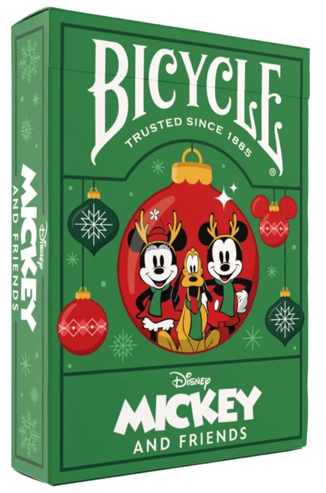 Bicycle Playing Cards: Mickey & Friends Holiday (Preorder)