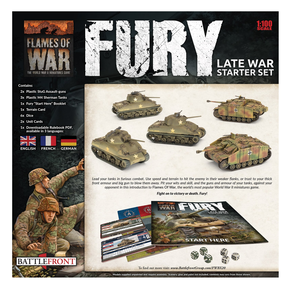 Flames of War WW2: Fury: Late War Starter Set (Preorder)