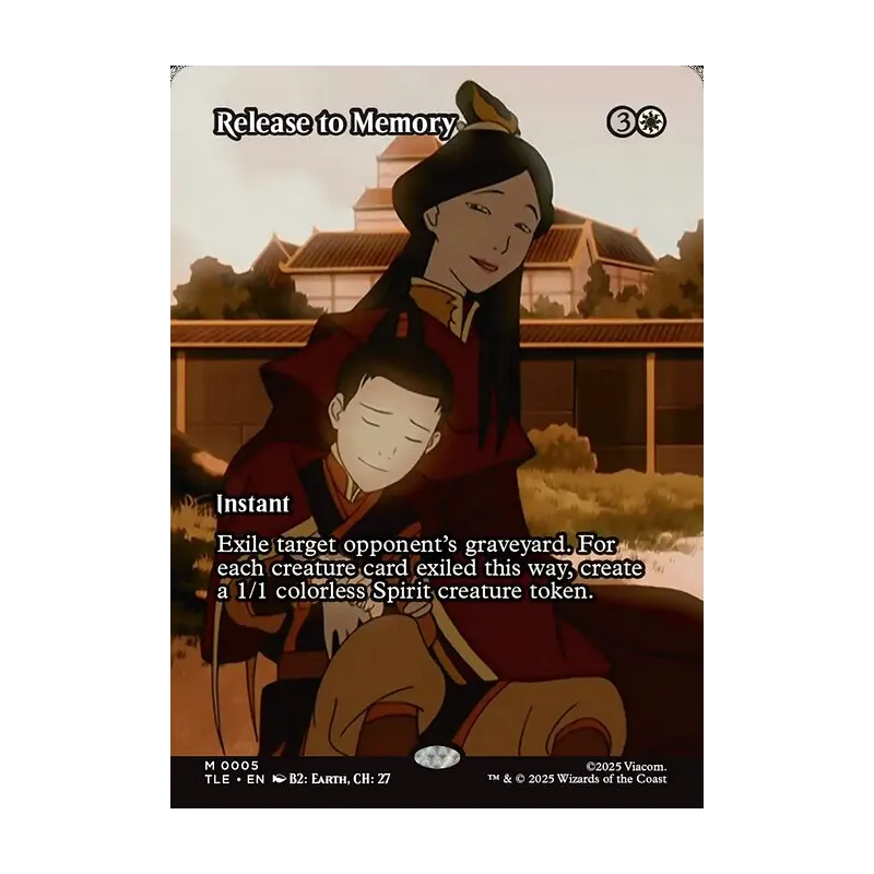 Release to Memory (Borderless) - Avatar: The Last Airbender Eternal (Near Mint)